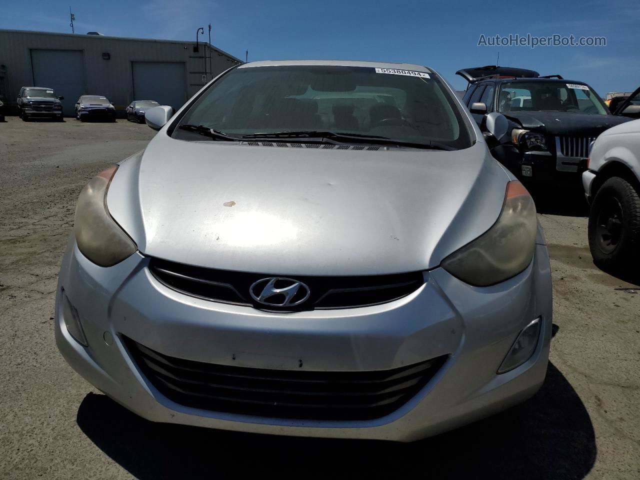 2013 Hyundai Elantra Gls Серебряный vin: 5NPDH4AE9DH215574