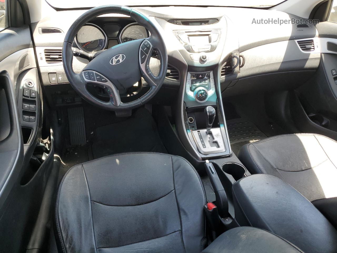 2013 Hyundai Elantra Gls Серебряный vin: 5NPDH4AE9DH215574