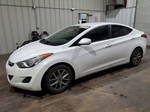 2013 Hyundai Elantra Gls White vin: 5NPDH4AE9DH223349