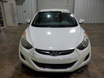 2013 Hyundai Elantra Gls White vin: 5NPDH4AE9DH223349