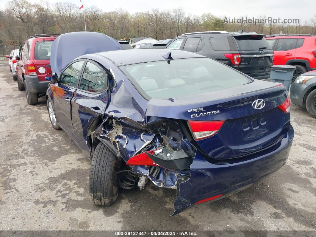 2013 Hyundai Elantra Gls Blue vin: 5NPDH4AE9DH276133