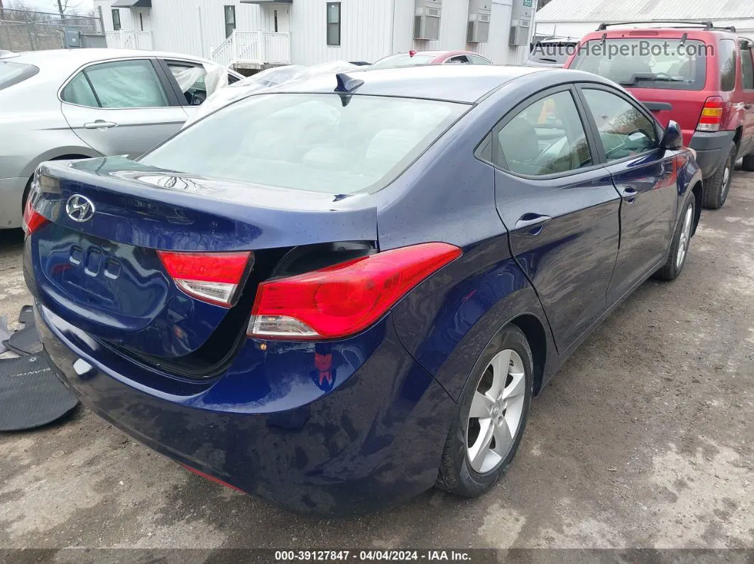 2013 Hyundai Elantra Gls Синий vin: 5NPDH4AE9DH276133