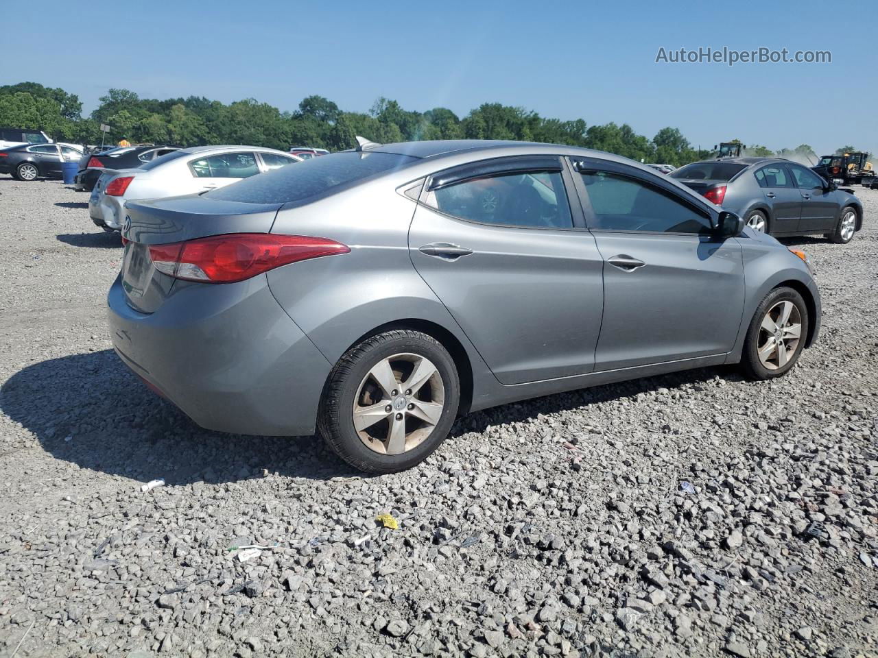 2013 Hyundai Elantra Gls Желто-коричневый vin: 5NPDH4AE9DH278836