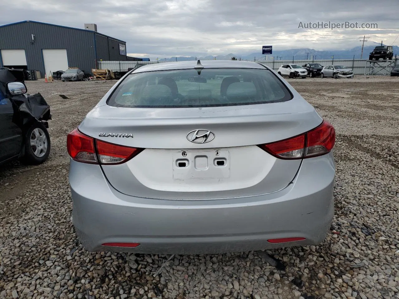 2013 Hyundai Elantra Gls Серебряный vin: 5NPDH4AE9DH294082