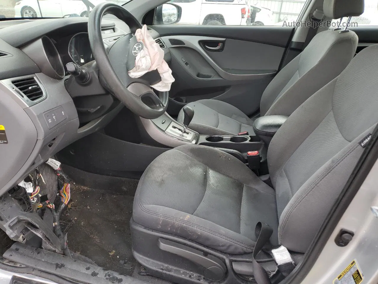 2013 Hyundai Elantra Gls Серебряный vin: 5NPDH4AE9DH294082