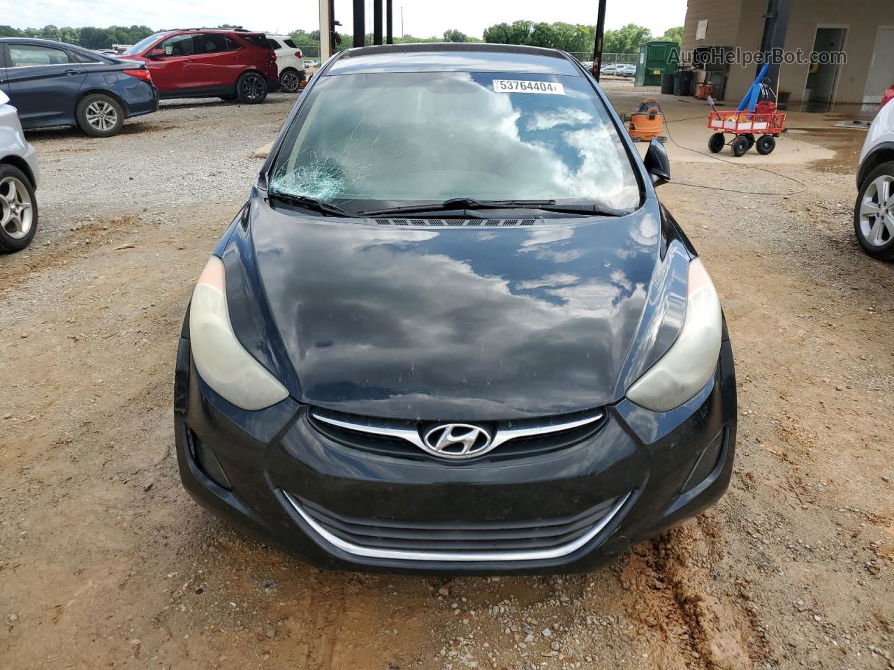 2013 Hyundai Elantra Gls Black vin: 5NPDH4AE9DH339716