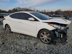 2013 Hyundai Elantra Gls White vin: 5NPDH4AE9DH398376