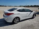 2013 Hyundai Elantra Gls White vin: 5NPDH4AE9DH423342