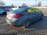 2014 Hyundai Elantra Se Gray vin: 5NPDH4AE9EH463566