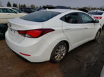 2014 Hyundai Elantra Se White vin: 5NPDH4AE9EH470338