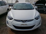 2014 Hyundai Elantra Se White vin: 5NPDH4AE9EH470338