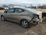 2014 Hyundai Elantra Se Beige vin: 5NPDH4AE9EH480268