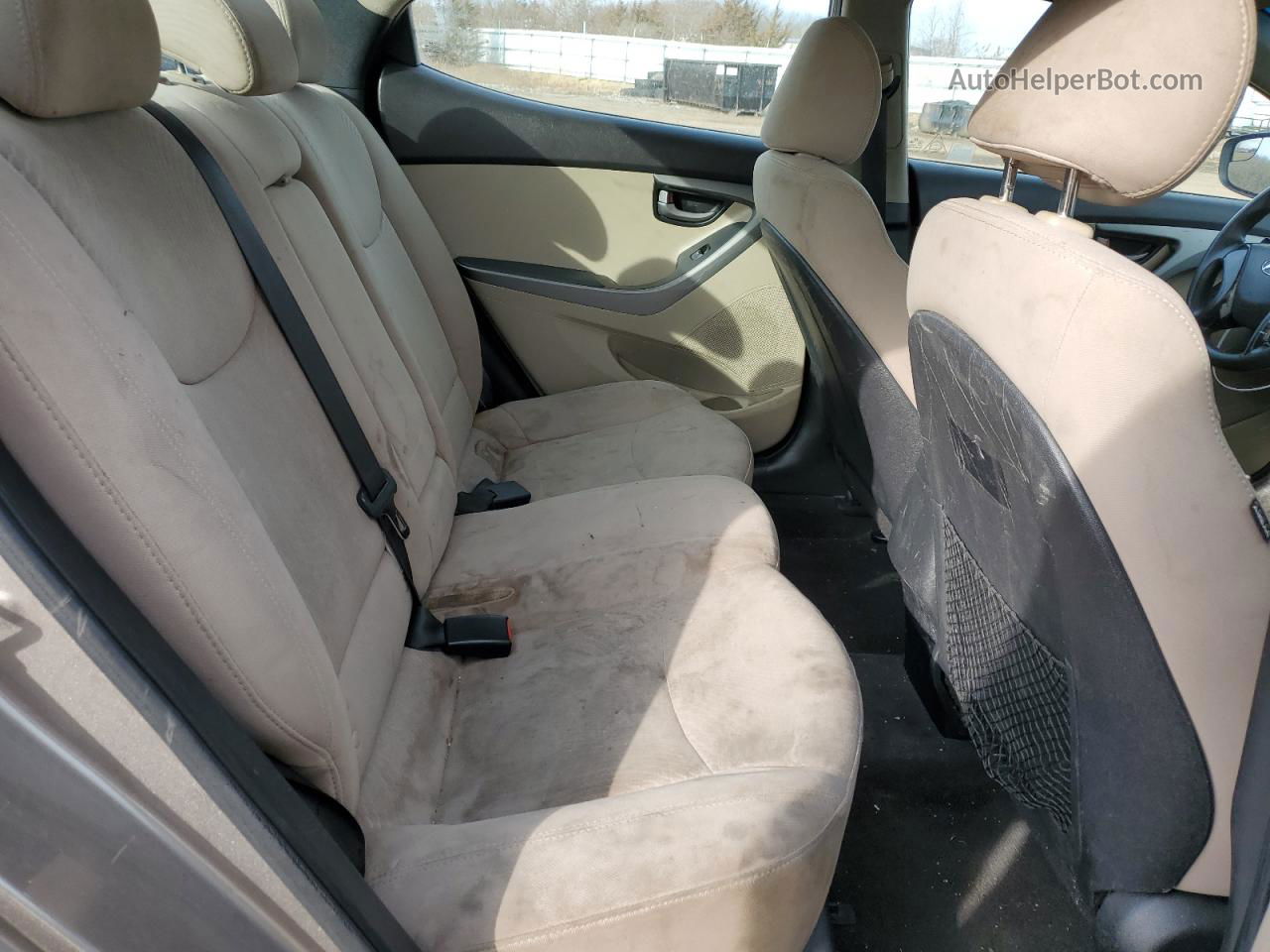 2014 Hyundai Elantra Se Бежевый vin: 5NPDH4AE9EH480268