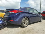 2014 Hyundai Elantra Se Blue vin: 5NPDH4AE9EH480979