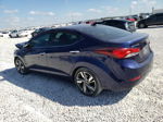 2014 Hyundai Elantra Se Blue vin: 5NPDH4AE9EH491948