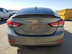 2014 Hyundai Elantra Se Gray vin: 5NPDH4AE9EH499967