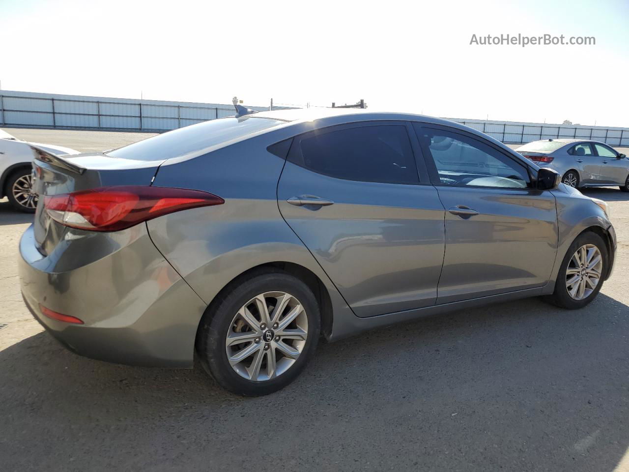 2014 Hyundai Elantra Se Серый vin: 5NPDH4AE9EH499967