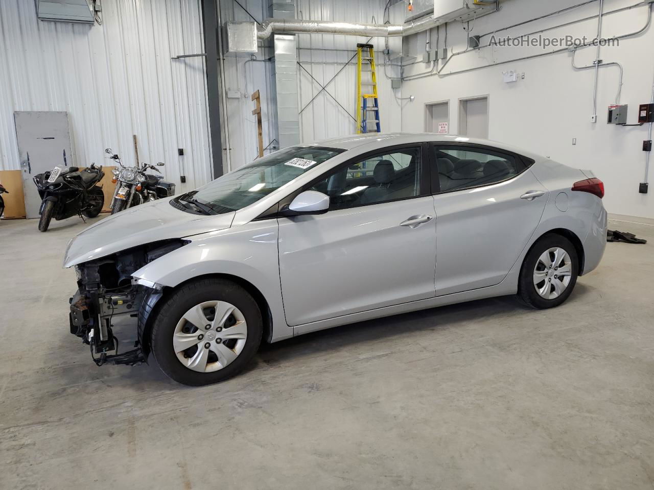 2014 Hyundai Elantra Se Gray vin: 5NPDH4AE9EH521272