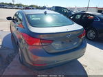 2014 Hyundai Elantra Se Gray vin: 5NPDH4AE9EH523961