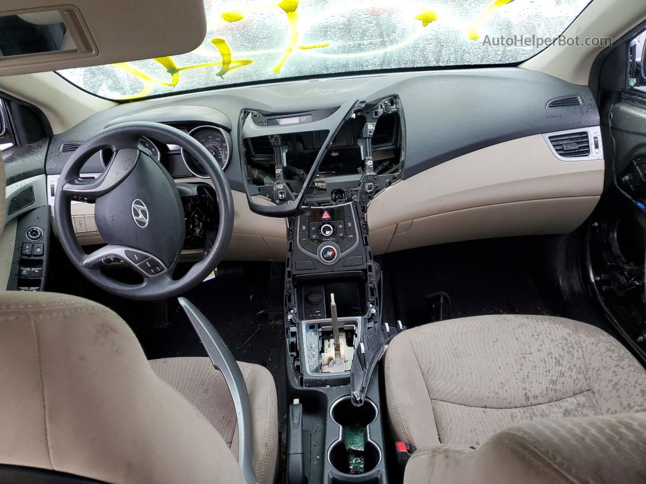 2014 Hyundai Elantra Se Золотой vin: 5NPDH4AE9EH532448