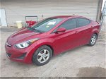 2014 Hyundai Elantra Se Красный vin: 5NPDH4AE9EH535298