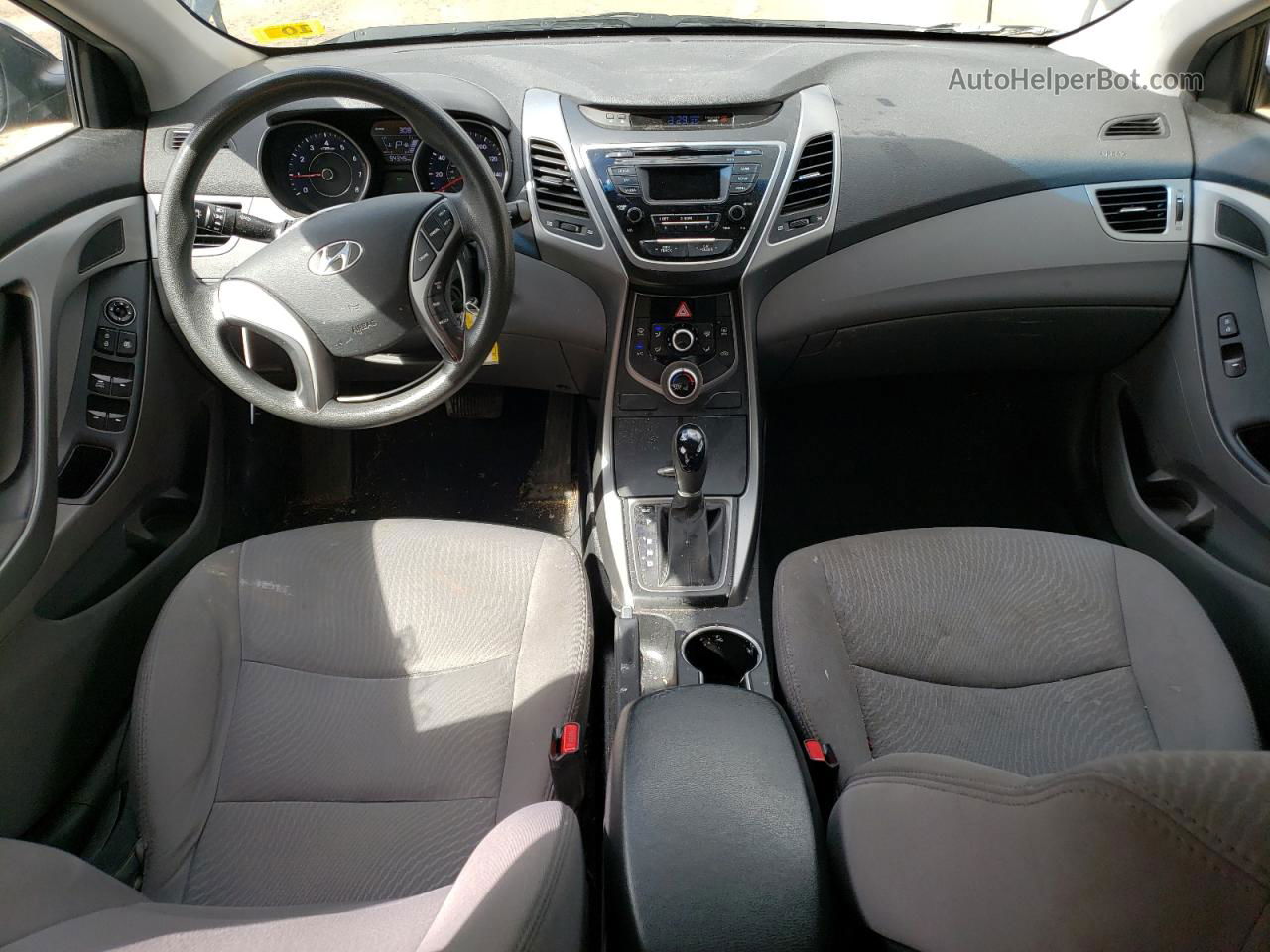 2014 Hyundai Elantra Se Черный vin: 5NPDH4AE9EH538427