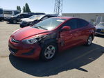 2014 Hyundai Elantra Se Red vin: 5NPDH4AE9EH541599