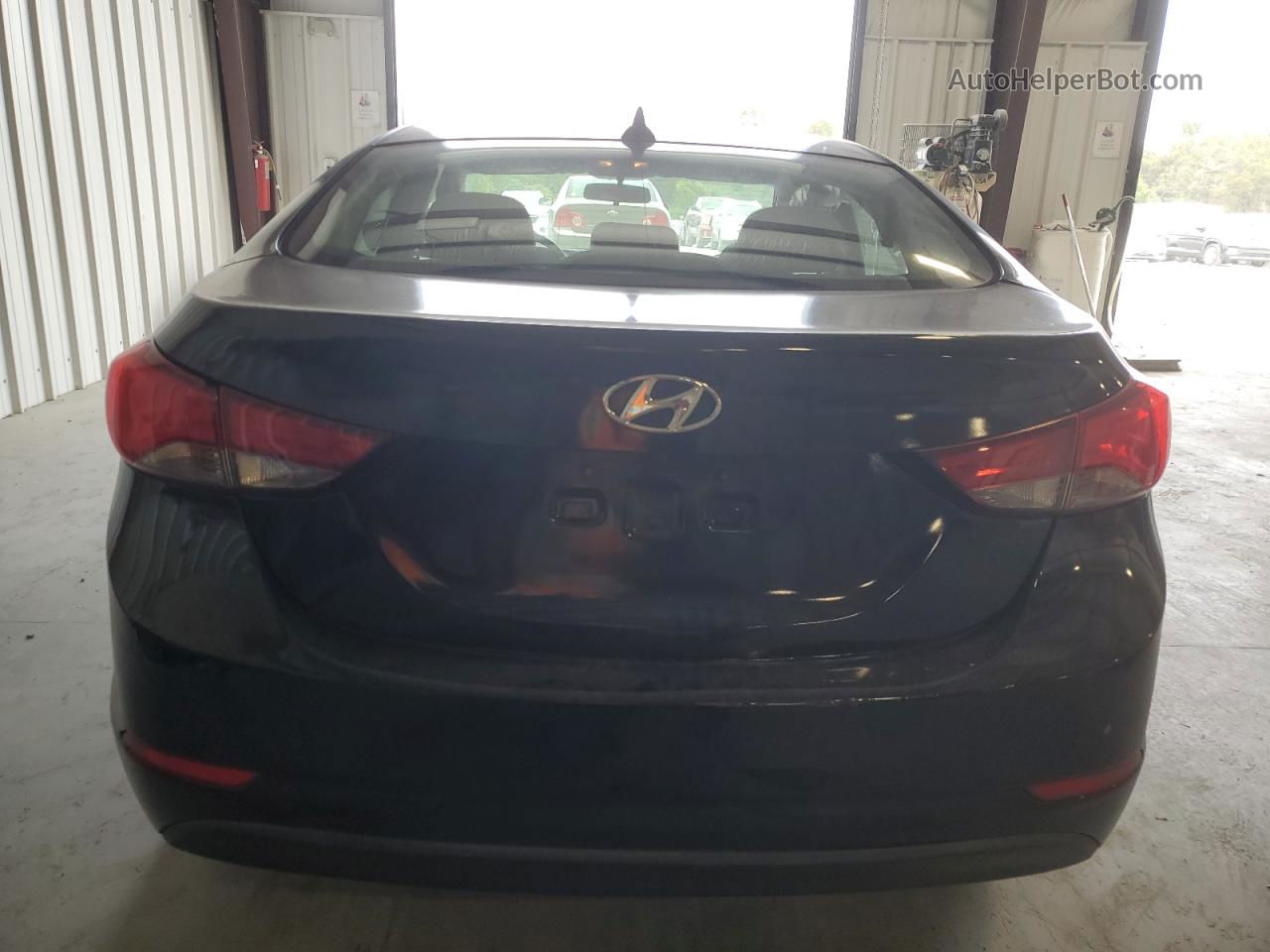 2014 Hyundai Elantra Se Black vin: 5NPDH4AE9EH545877