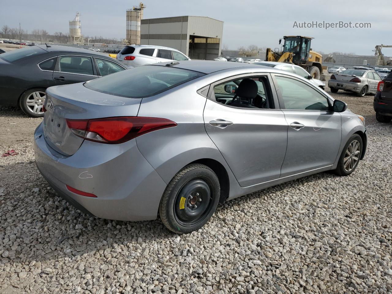 2016 Hyundai Elantra Se Silver vin: 5NPDH4AE9GH654083