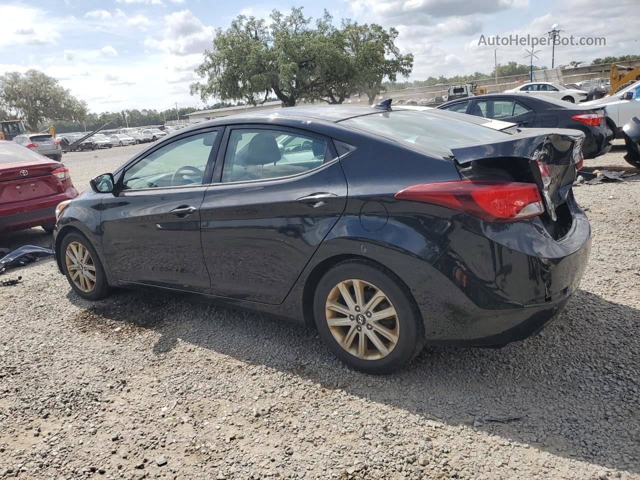 2016 Hyundai Elantra Se Black vin: 5NPDH4AE9GH654472