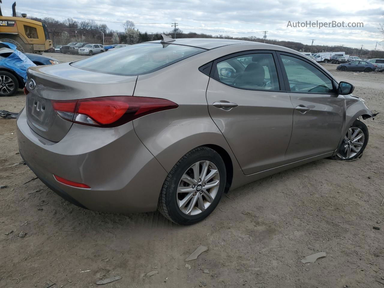 2016 Hyundai Elantra Se Tan vin: 5NPDH4AE9GH655234