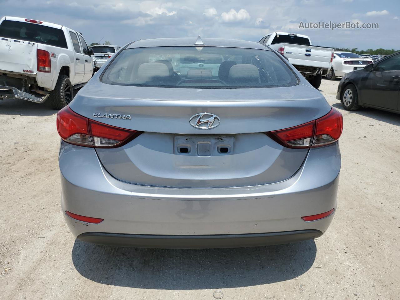 2016 Hyundai Elantra Se Silver vin: 5NPDH4AE9GH671756