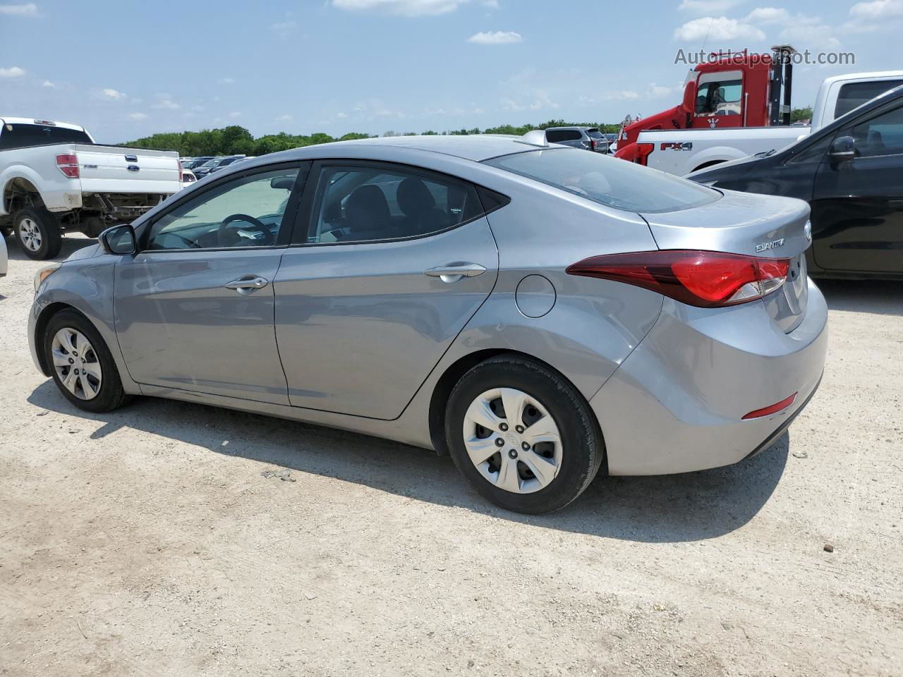 2016 Hyundai Elantra Se Silver vin: 5NPDH4AE9GH671756