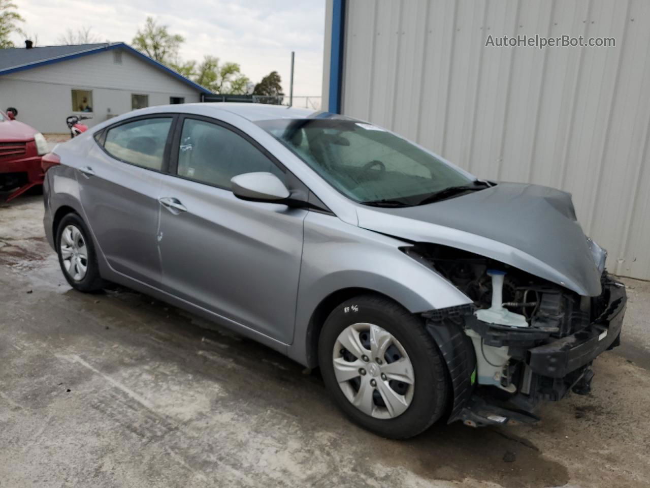 2016 Hyundai Elantra Se Silver vin: 5NPDH4AE9GH672969