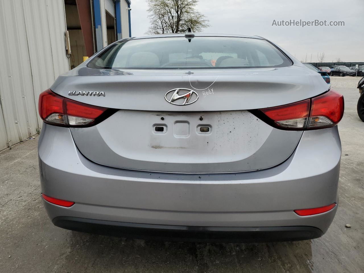 2016 Hyundai Elantra Se Silver vin: 5NPDH4AE9GH672969