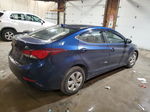 2016 Hyundai Elantra Se Blue vin: 5NPDH4AE9GH674432