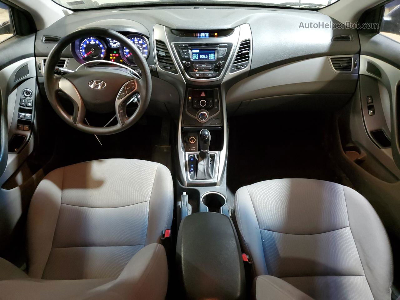 2016 Hyundai Elantra Se Синий vin: 5NPDH4AE9GH674432