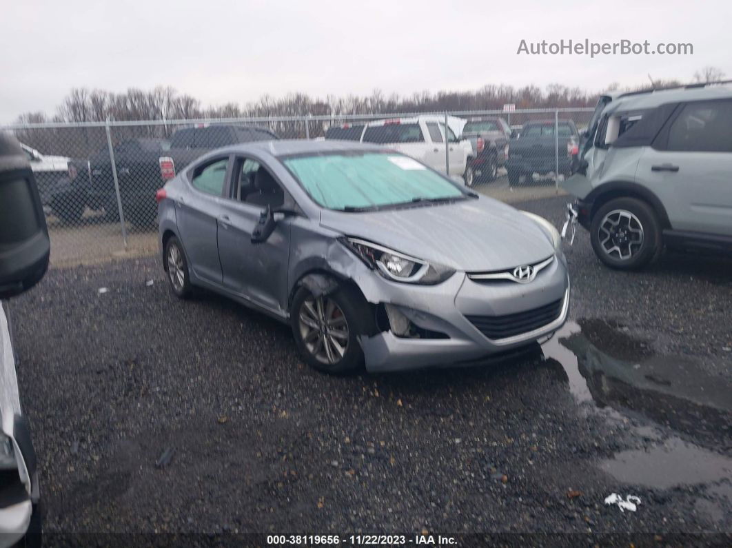 2016 Hyundai Elantra Se Синий vin: 5NPDH4AE9GH691599