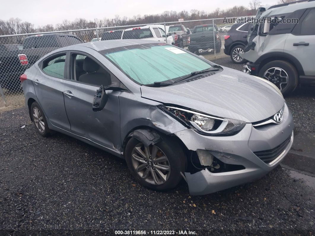 2016 Hyundai Elantra Se Синий vin: 5NPDH4AE9GH691599