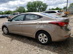 2016 Hyundai Elantra Se Beige vin: 5NPDH4AE9GH700057