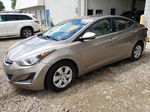 2016 Hyundai Elantra Se Beige vin: 5NPDH4AE9GH700057