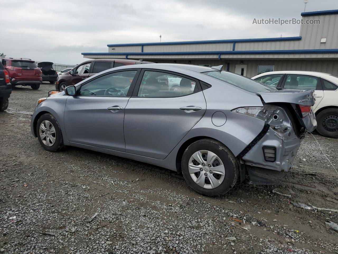 2016 Hyundai Elantra Se Silver vin: 5NPDH4AE9GH702018