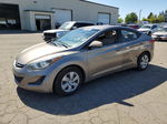 2016 Hyundai Elantra Se Brown vin: 5NPDH4AE9GH702746