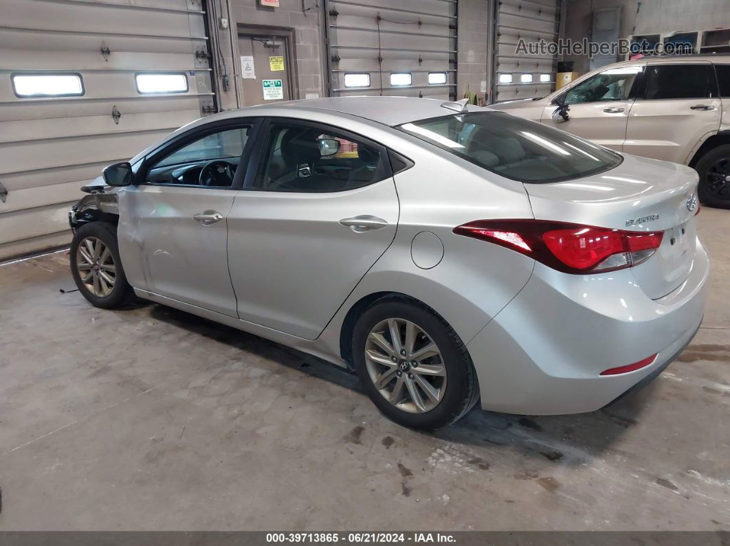 2016 Hyundai Elantra Se Silver vin: 5NPDH4AE9GH713147