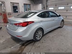 2016 Hyundai Elantra Se Silver vin: 5NPDH4AE9GH713147