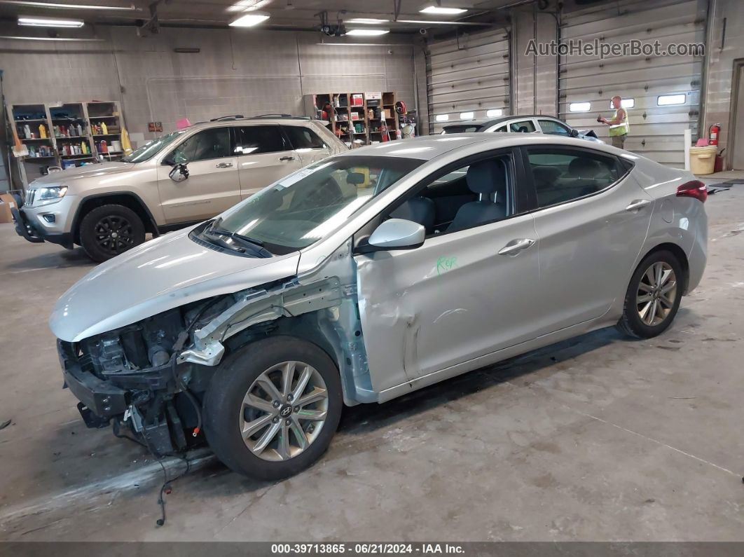 2016 Hyundai Elantra Se Silver vin: 5NPDH4AE9GH713147