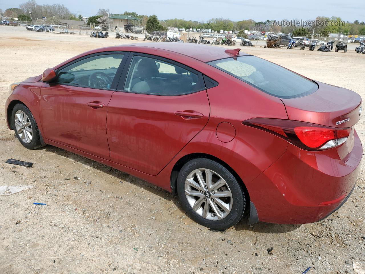 2016 Hyundai Elantra Se Red vin: 5NPDH4AE9GH725198