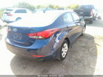 2016 Hyundai Elantra Se Blue vin: 5NPDH4AE9GH735763