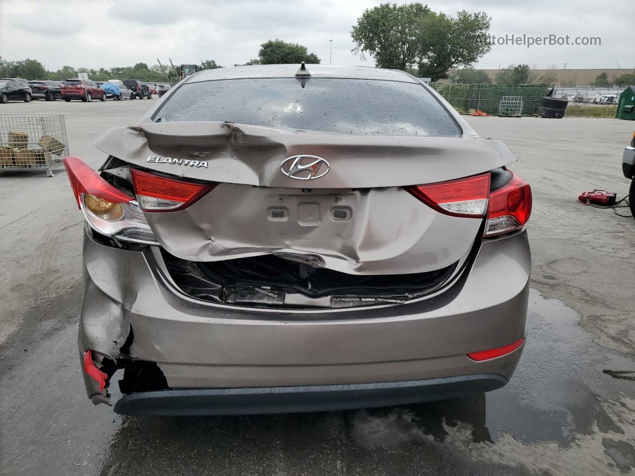 2016 Hyundai Elantra Se Tan vin: 5NPDH4AE9GH749095