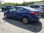 2016 Hyundai Elantra Se Синий vin: 5NPDH4AE9GH765359